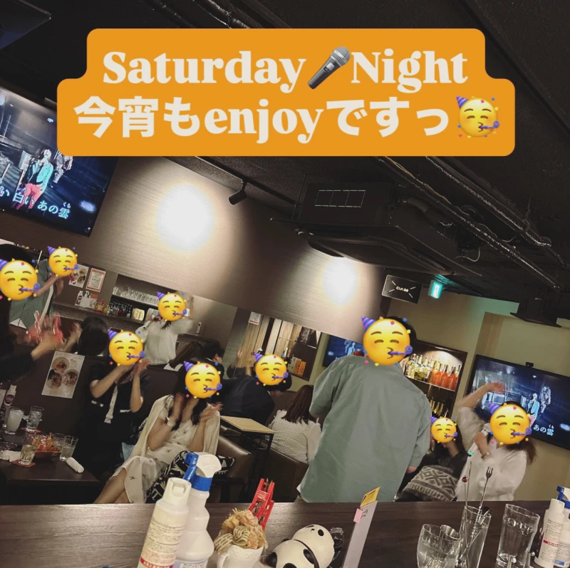 SaturdayNightもenjoy♪10/4(日)店休日♪